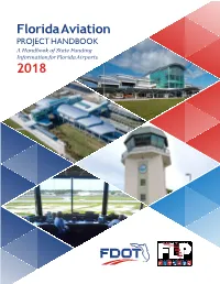 2018 FLORIDA AVIATION PROJECT HANDBOOK Errata Sheet