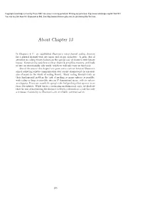 About Chapter 13