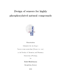 Design of Sensors for Highly Phosphorylated Natural Compounds