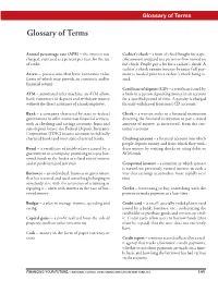 Glossary of Terms of Terms