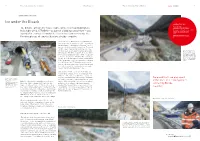 Ice Under the Eisack CONTRACT VALUE: € 303 Million the Billion-Euro Brenner Base Tunnel Project Is Making Progress