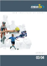 *NSWIS Annual Report 03/04