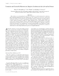 Transient and Heritable Mutators in Adaptive Evolution in the Lab and in Nature