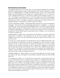 Brief Summary of the Project