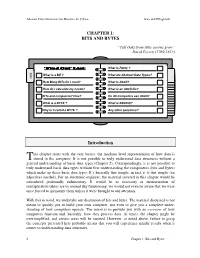 CHAPTER 1: BITS and BYTES Introduction