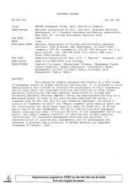 Reproductions Supplied by EDRS Are the Best That Can Be Made from the Original Document