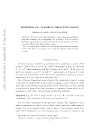 Finiteness of $ Z $-Classes in Reductive Groups