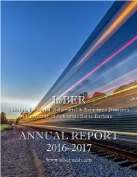 ISBER Annual Report, 2017