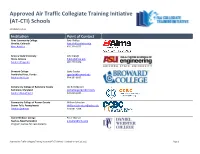 Approved Air Traffic Collegiate Training Initiative (AT-CTI) Schools
