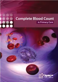 Complete Blood Count in Primary Care