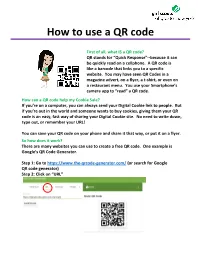 How to Use a QR Code – Girl Scout Cookies