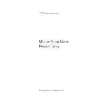 Michael Craig-Martin Present Tense