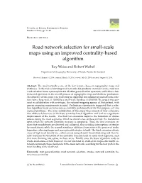 Road Network Selection for Small-Scale Maps Using an Improved Centrality-Based Algorithm