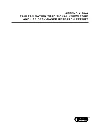 0868-017-11 Rep KSM Tahltan Desk-Based Report