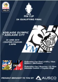 2019 FFA Cup Match Program