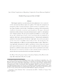 Less Is More? Implications of Regulatory Capture for Natural Resource Depletion∗ Sriniketh Nagavarapu and Sheetal Sekhri
