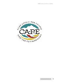 People Making Biodiversity Work  C.A.P.E