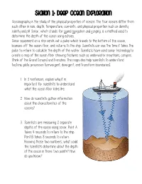 Station 1: Deep Ocean Exploration