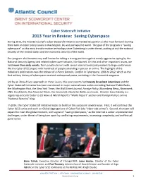2013 Year in Review