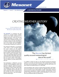 Creating Weather History