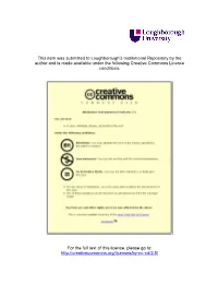This Item Was Submitted to Loughborough's Institutional