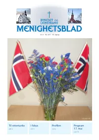 Til Ettertanke I Fokus Profilen Program 17