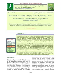 (Vigna Radiata (L.) Wilczek): a Review