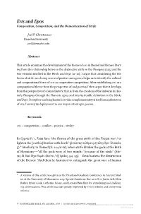 Eris and Epos Composition, Competition, and the Domestication of Strife