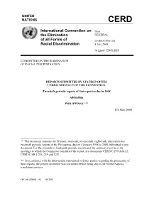 International Convention on the Elimination of All Forms of Racial Discrimination