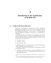 Introduction to the Architecture of Symbian OS