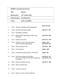Suffolk Local Access Forum