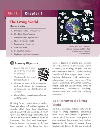 Tamilnadu Board Class 11 Bio-Zoology Chapter 1