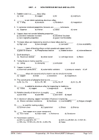 4 Non Ferrous Metals and Alloys 1