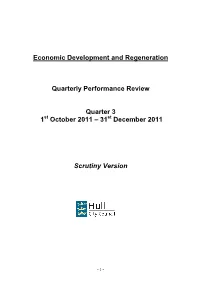 Economic Development and Regeneration