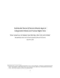 (Ddos) Attacks