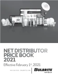 DIAMOND NET DISTRIBUTOR PRICE BOOK 2020 Effective February 1St, 2020