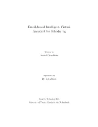 Email-Based Intelligent Virtual Assistant for Scheduling