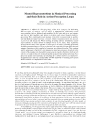Mental Representations in Musical Processing and Their Role in Action-Perception Loops