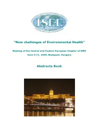 New Challenges of Environmental Health”