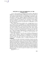 Ratification and the Conferring of Additional Powers on the Central Govern- Ment Can Scarcely Be Exaggerated