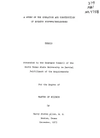 December, 1973 TABLE of CONTENTS