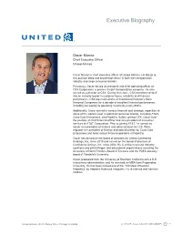 Executive Biography