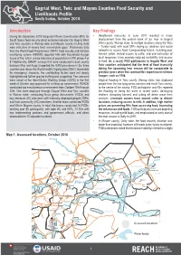 Gogrial West, Twic and Mayom Counties Food Security and Livelihoods Profile South Sudan, October 2018