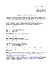 Prof. Thomas K. Hubbard Office: Waggener 9 Hours: Tth 12:30-2:00 Telephone: 471-0676 E-Mail: Tkh@Utexas.Edu