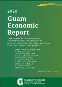 2020 Guam Economic Report