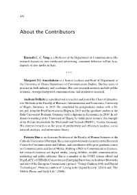 About the Contributors