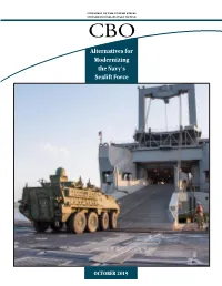 Alternatives for Modernizing the Navy's Sealift Force, October 2019
