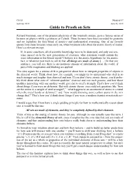 Guide to Set Theory Proofs