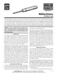 Making Gravers by William R