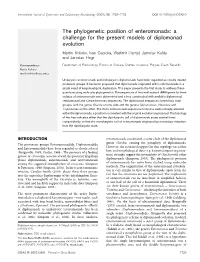 The Phylogenetic Position of Enteromonads: a Challenge for the Present Models of Diplomonad Evolution